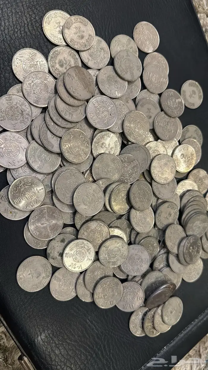 ريالات الملك خالد والملك فهد بتواريخ مختلفه 1969و1400و1408 0