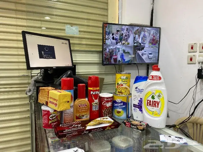 جهاز كاشير dell رام 4هارد 128 ssd شاشة مقاس 19 كيبورد  ماوس 2