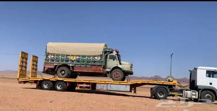 لوبد مكره سحب متواجد بحائل لنقل المعدات والغرف والباصات 0