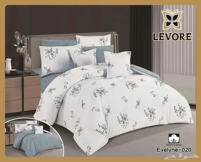 مفارش قطن ميه بل مئه بسعر الجمله 19