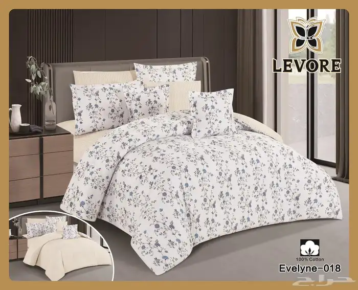 مفارش قطن ميه بل مئه بسعر الجمله 22