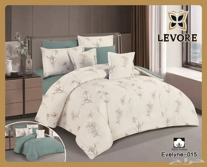 مفارش قطن ميه بل مئه بسعر الجمله 26