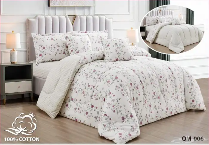 مفارش قطن ميه بل مئه بسعر الجمله 4