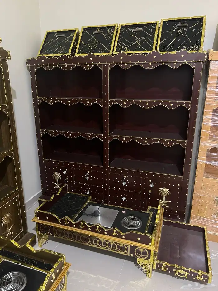 طقم كامل جديد دولاب دلال وملحقاته 2
