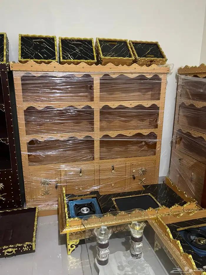 طقم كامل جديد دولاب دلال وملحقاته 3