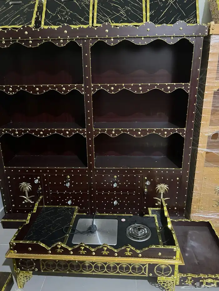 طقم كامل جديد دولاب دلال وملحقاته 1
