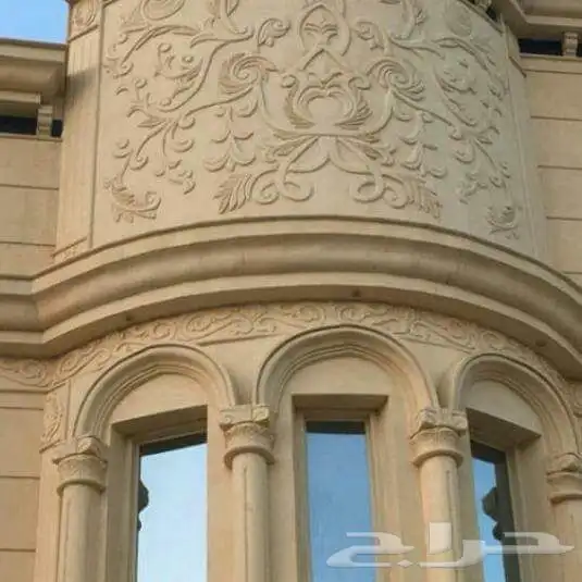 مؤسسة صخور الكون تنفيذ حجر سرميك و جي آر سي 8