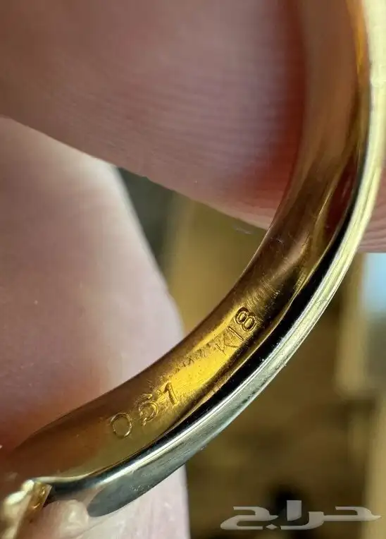 خاتم زفير بورمي مرصع ألماس شهادة GIA 11