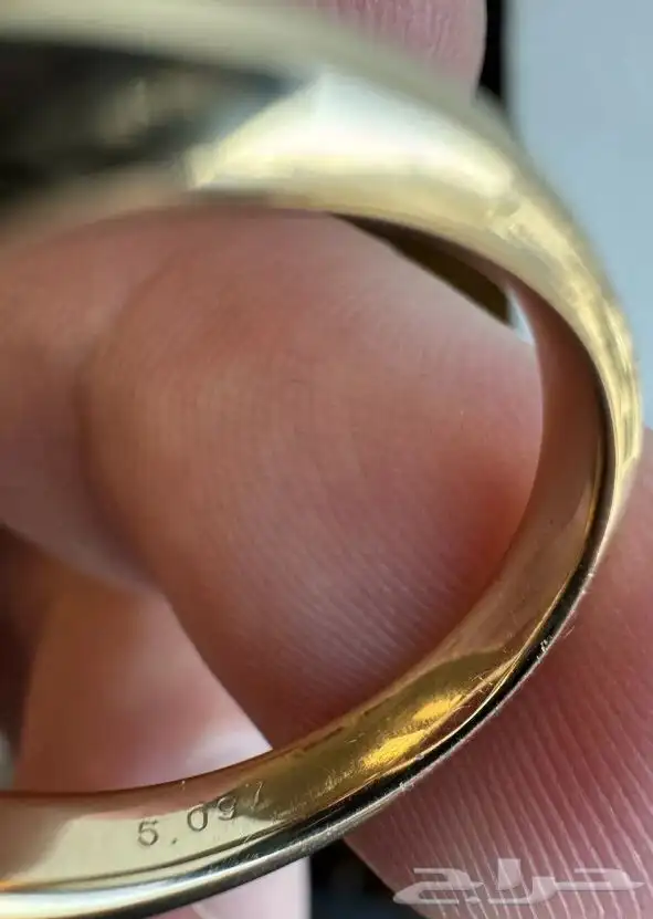 خاتم زفير بورمي مرصع ألماس شهادة GIA 10