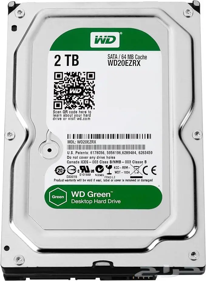 WD - 2TB Desktop SATA Hard Drive - OEM - Green 0