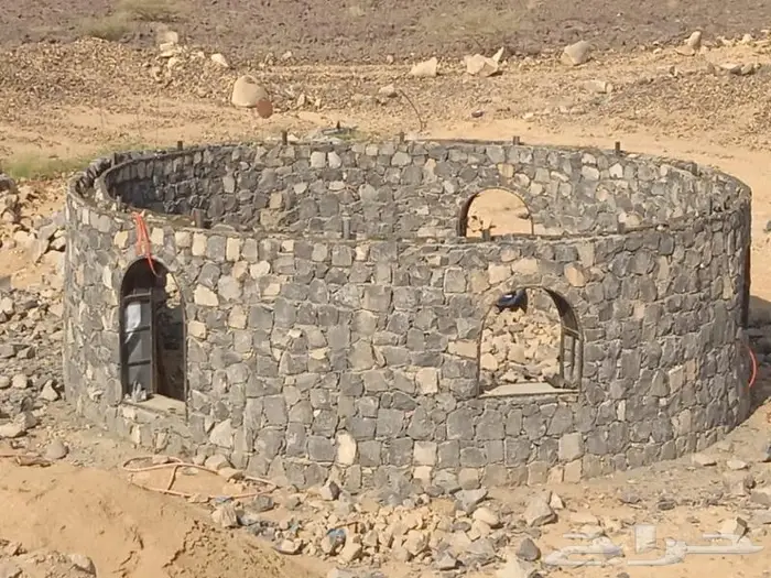 يوجد معلمين لبناء الحجر الطبيعي بجميع انواعه ربراب وجدارات 8