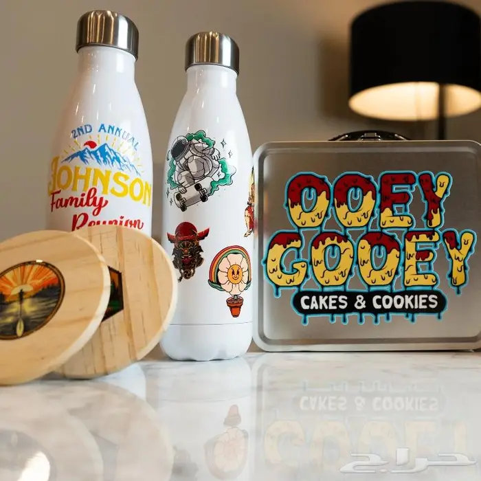 طباعة يوفي على جميع الأسطح UV DTF جودة وفخامة 3