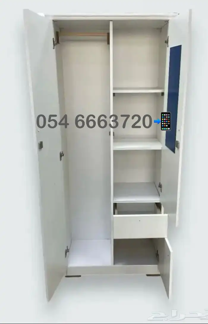 دولاب ملابس خشب توصيل مجانا 3