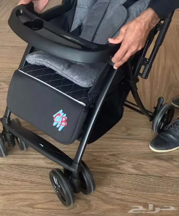عربية اطفال بمقبض قابل للتعديل بإتجاهين 2