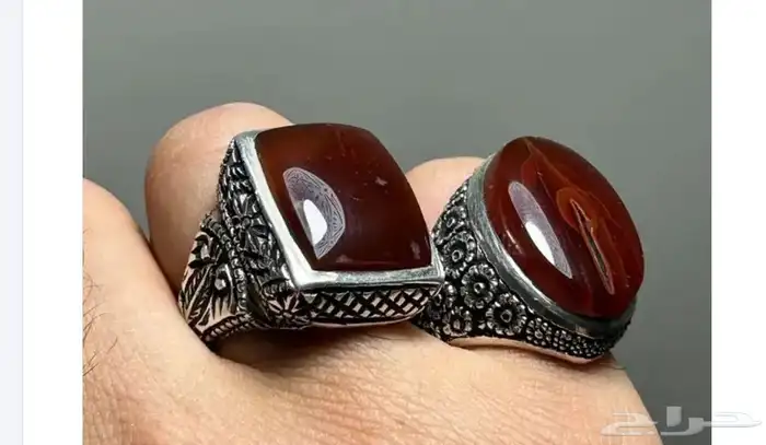 بيع خواتم عقيق وفيروزات وسليمانيات واوبالات وأحجار عقيق 73