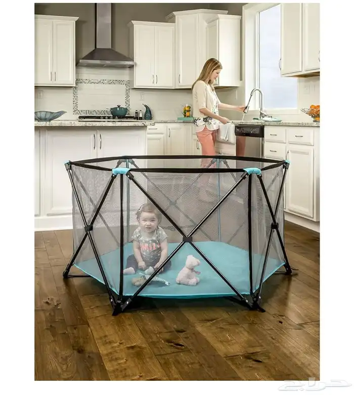 ساحة لعب للاطفال سرير لعب playpen 5