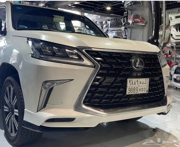 لكزس جيب LX570 ترهيم تعديل تحويل بودي كت شبك وجهة لكزس جديد 2