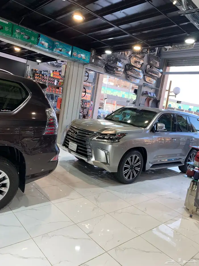 لكزس جيب LX570 ترهيم تعديل تحويل بودي كت شبك وجهة لكزس جديد 20