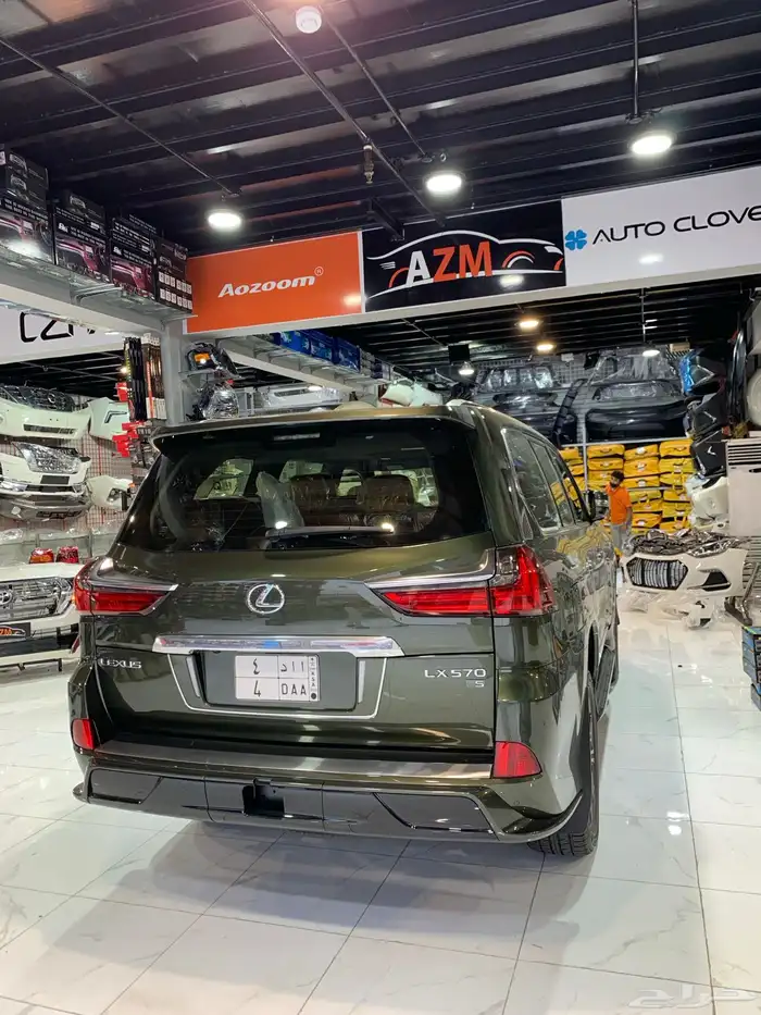 لكزس جيب LX570 ترهيم تعديل تحويل بودي كت شبك وجهة لكزس جديد 18