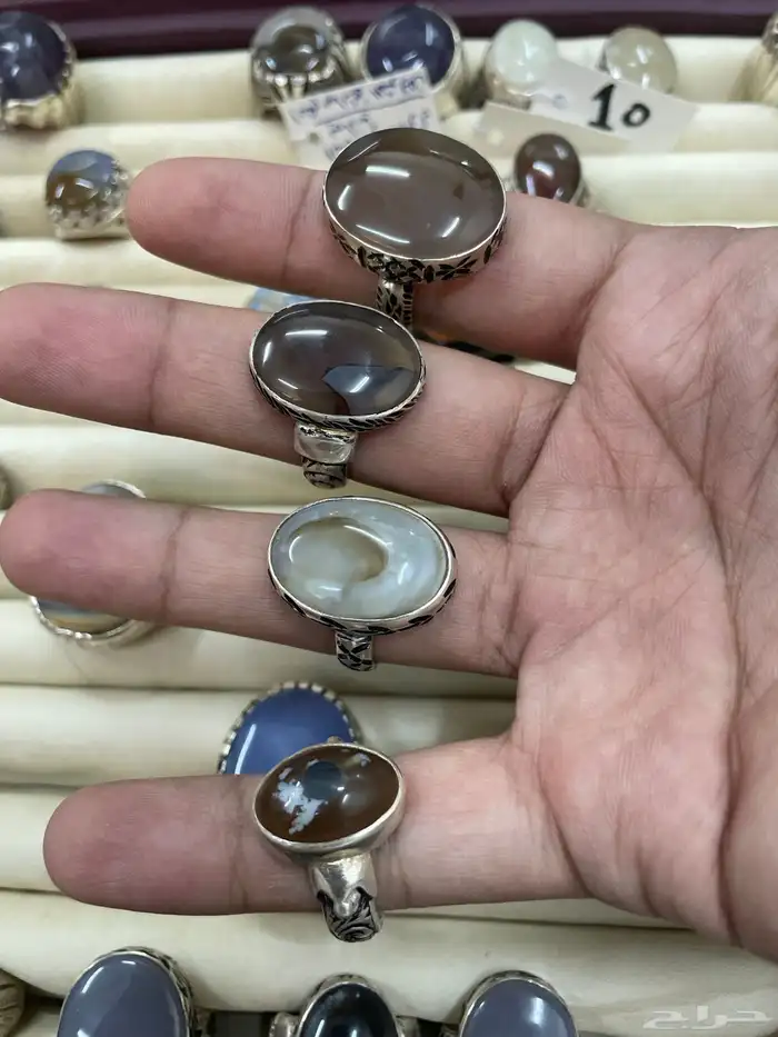 خواتم عقيق غلام وحسين عروض 85 ريال للحبة 0