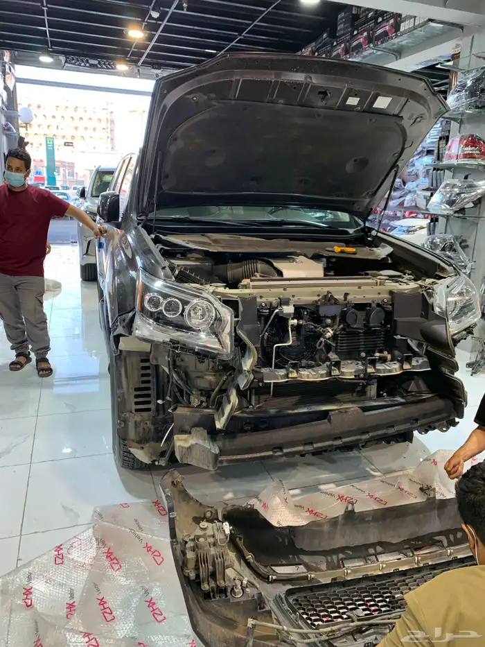 لكزس جيب LX570 ترهيم تعديل تحويل بودي كت شبك وجهة لكزس جديد 23