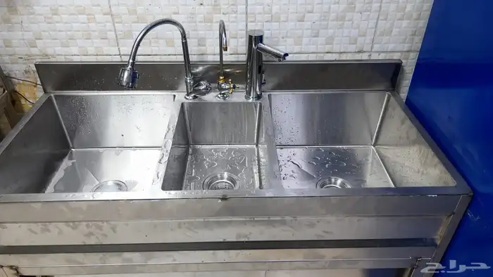 3 احواض استيل كافيهات و مطاعم و بوفيهات معتمد من البلديه 304 2