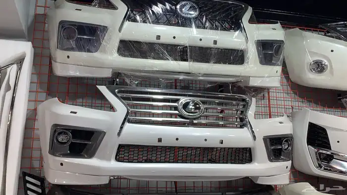 لكزس جيب LX570 ترهيم تعديل تحويل بودي كت شبك وجهة لكزس جديد 13