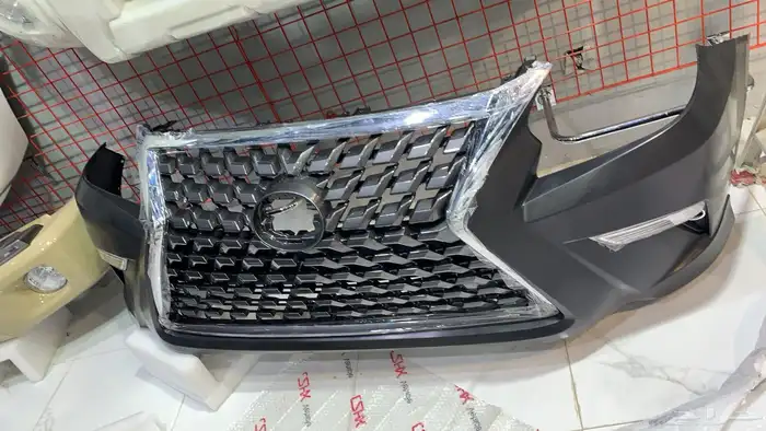 لكزس جيب LX570 ترهيم تعديل تحويل بودي كت شبك وجهة لكزس جديد 24