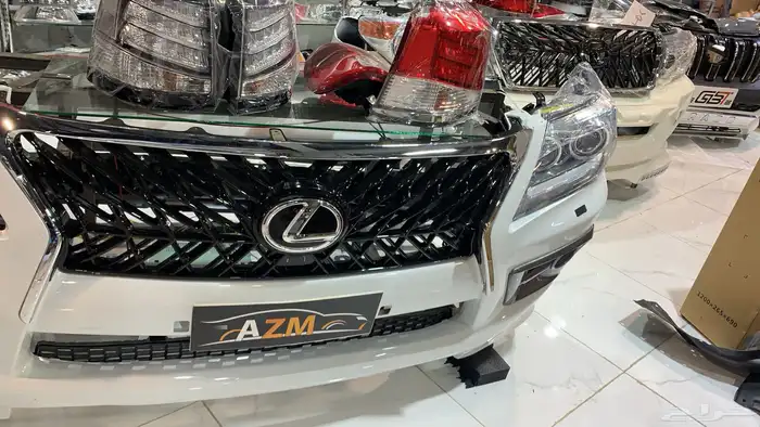 لكزس جيب LX570 ترهيم تعديل تحويل بودي كت شبك وجهة لكزس جديد 12