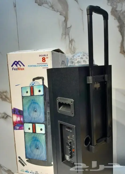 مكبر صوت FEELMAX سماعتين بلوتوث مع اضاءة FL-836 2