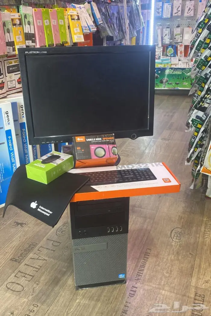 كمبيوتر مكتبي كامل ديل i5 dell معالج 650 ريال 0