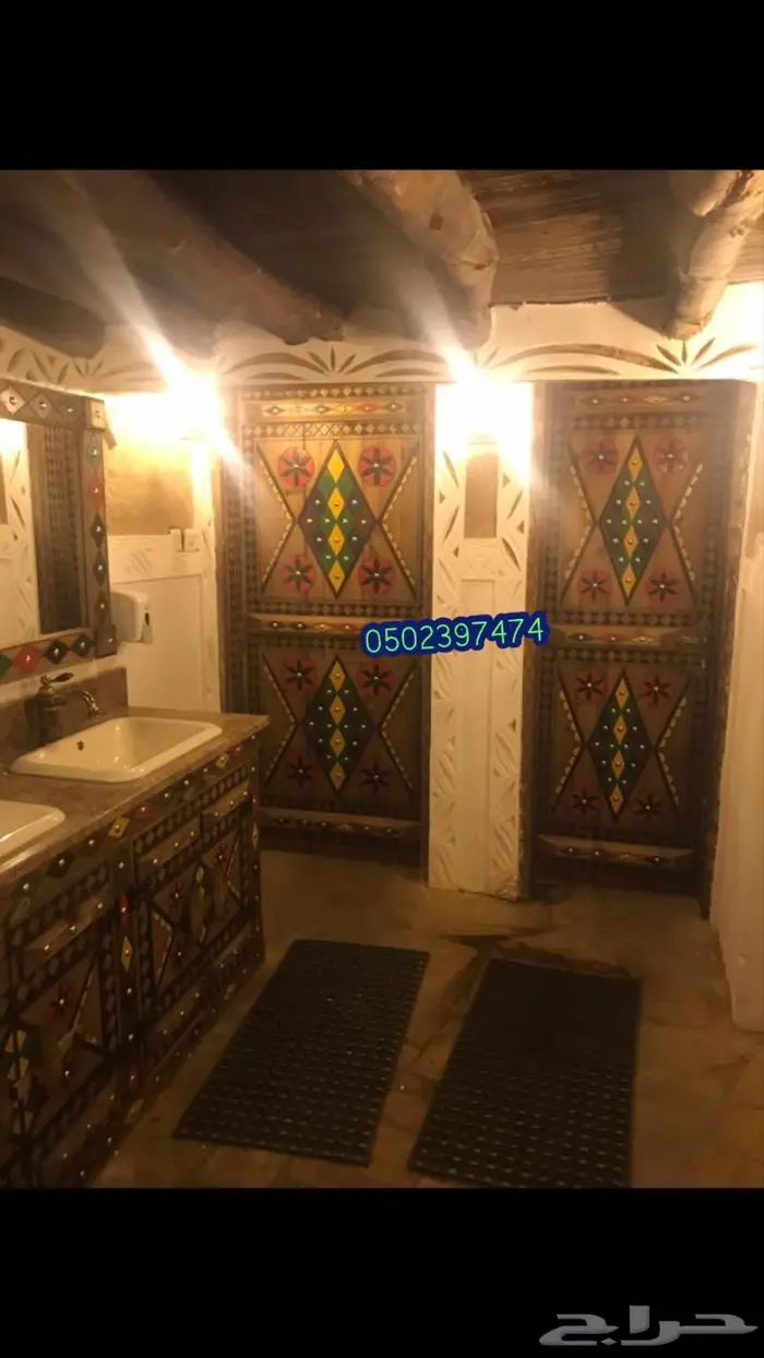 مجالس تراثية (أسقف خشب _ابواب -درايش تراثية ) 16