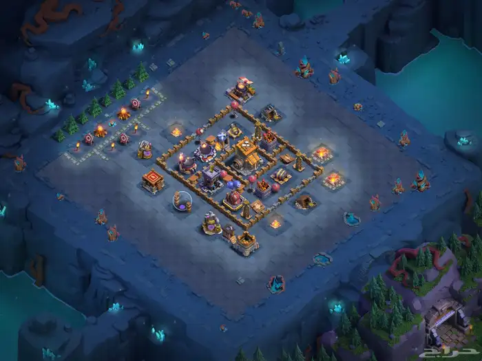 حساب كلاش أوف كلانس تاون هول 12 ماكس 3