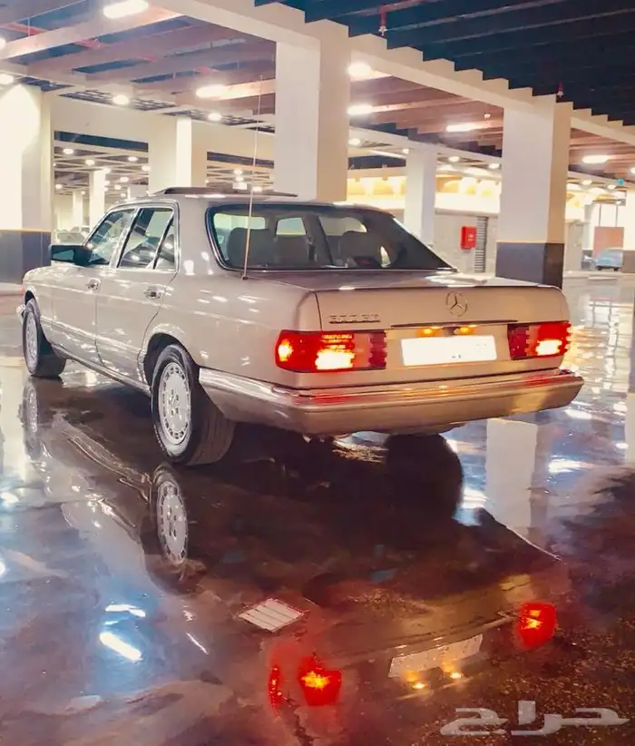 مرسيدس 300 SE امريكي على الفحص موديل 1989 2