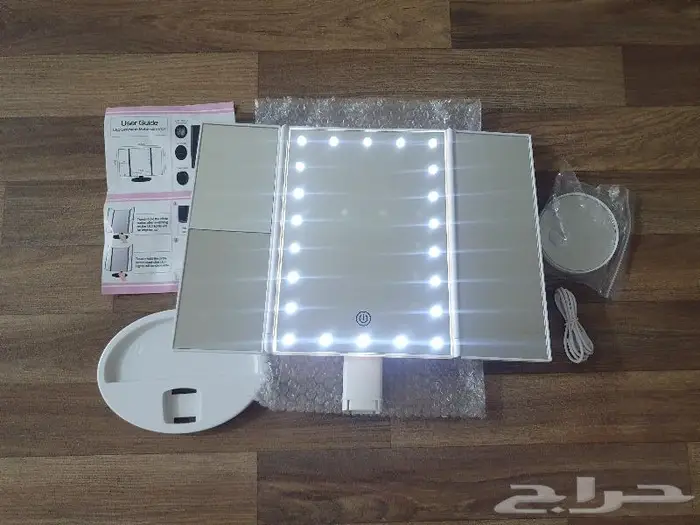 مراية مكياج مضيئة لد LED 0
