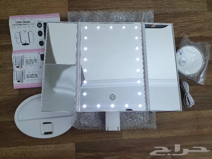 مراية مكياج مضيئة لد LED 6