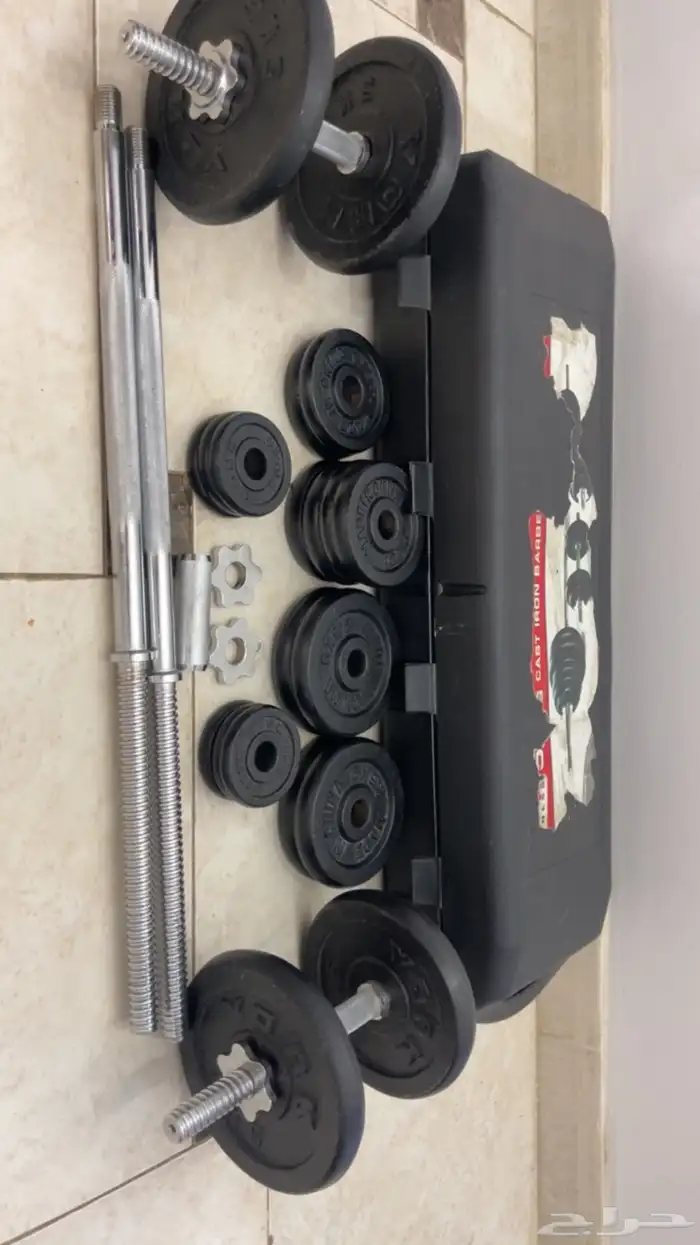 ب 400 ريال فقط جهاز six pack وشنطة حديد 50 كيلو للبيع كامله 4