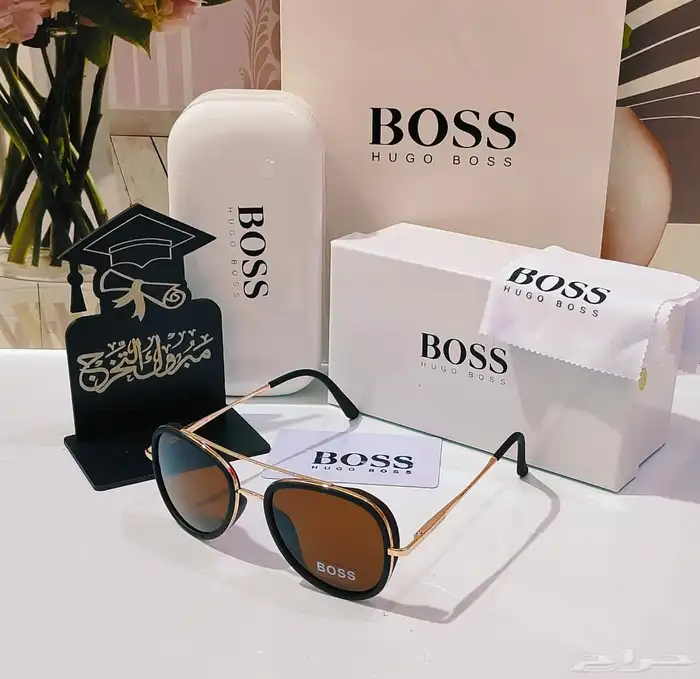 نظارة BOSS درجة اولى مع ملحقاته 4