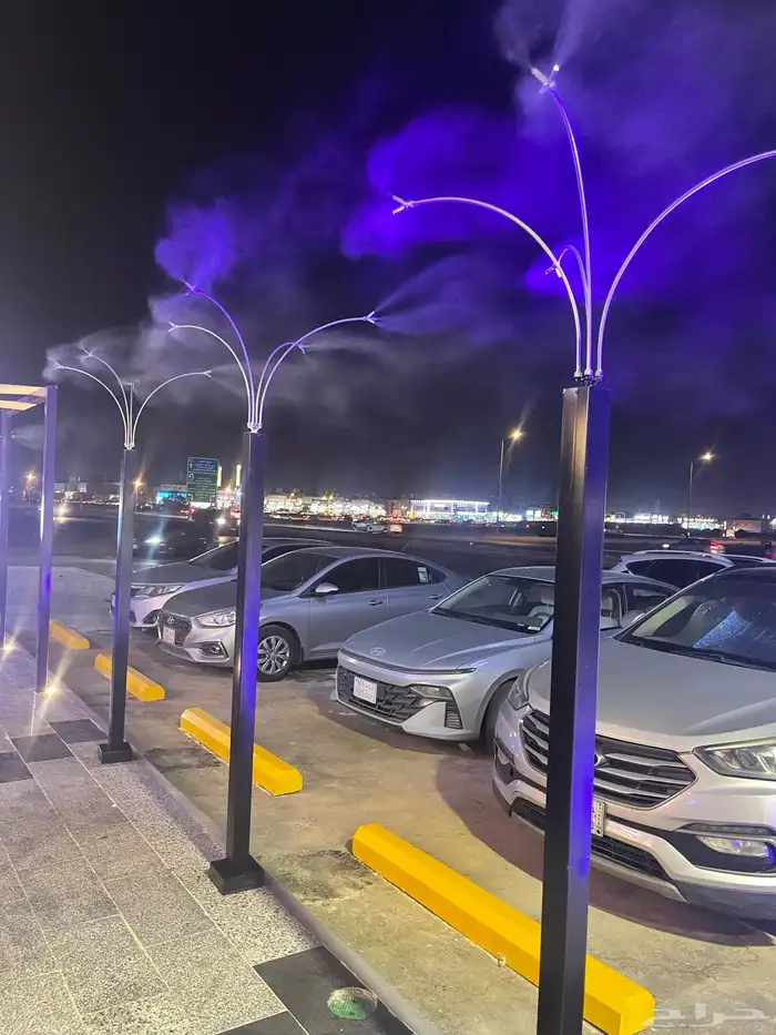 ضباب و رذاذ لتبريد الجلسات الخارجية 1