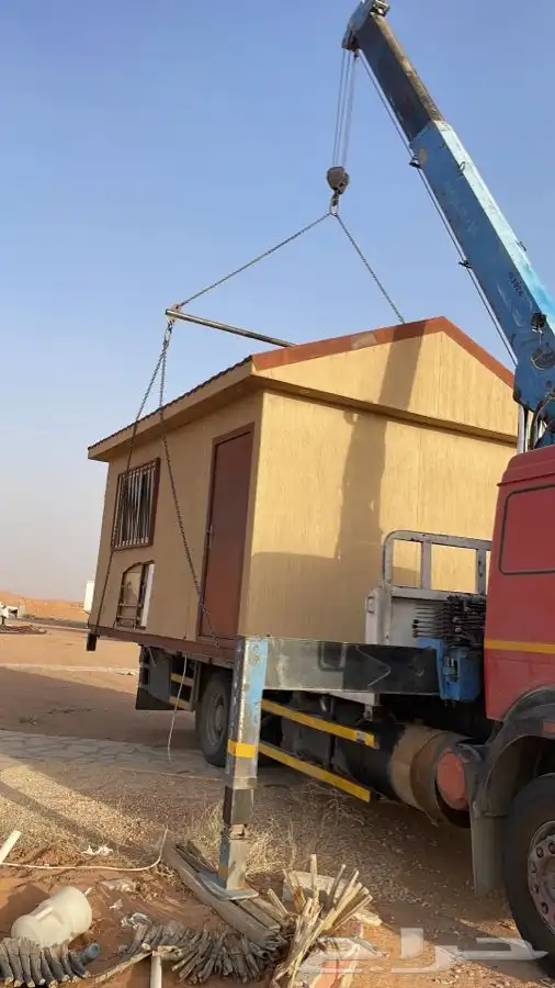 نقل مكاتب نقل غرف جاهزه بركسات ونش كرين سطحه 1