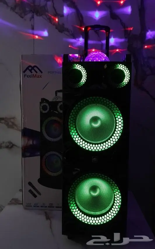 مكبر صوت FEELMAX سماعتين بلوتوث مع اضاءة FL-839 6