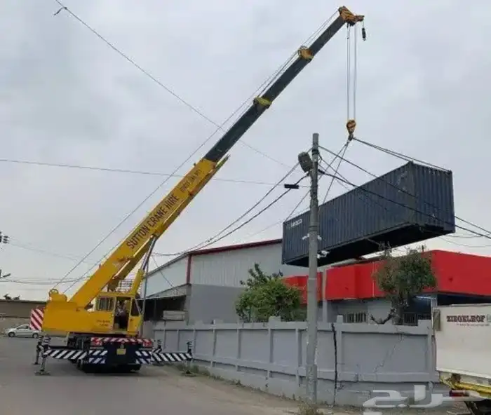 نقل مكاتب نقل غرف جاهزه بركسات ونش كرين سطحه 7