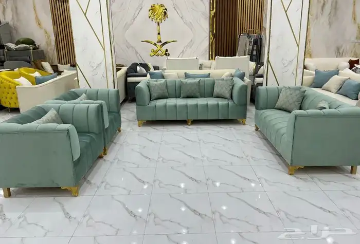 كنب من المصنع للعميل ب1200  شامل التوصيل 12