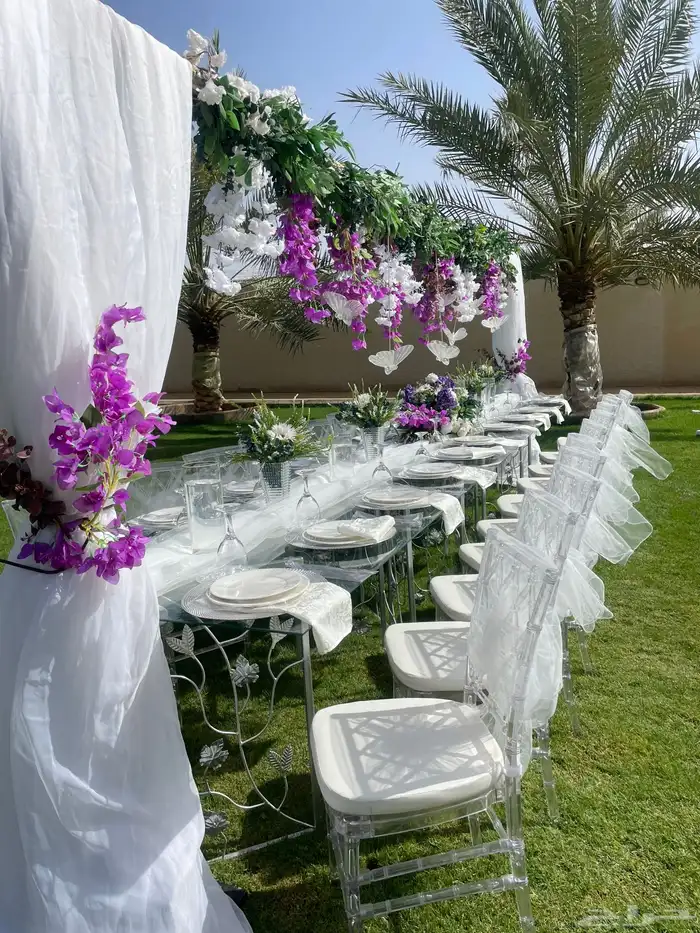 طاولات طعام تأجير كراسي وطاولات 4