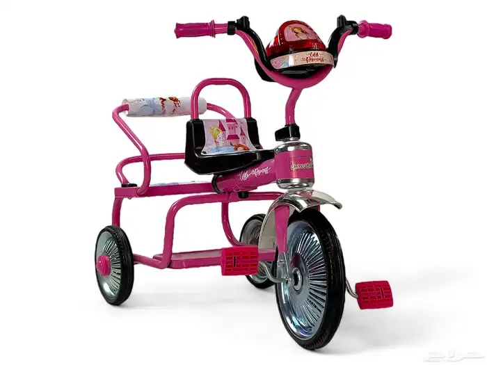 دراجة أطفال مقعد ومقعدين حديد ذات 3 كفرات (سيكل 3 كفرات) 16