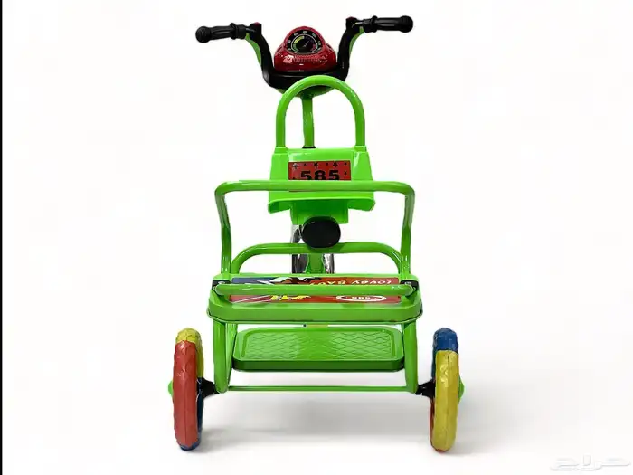 دراجة أطفال مقعد ومقعدين حديد ذات 3 كفرات (سيكل 3 كفرات) 26