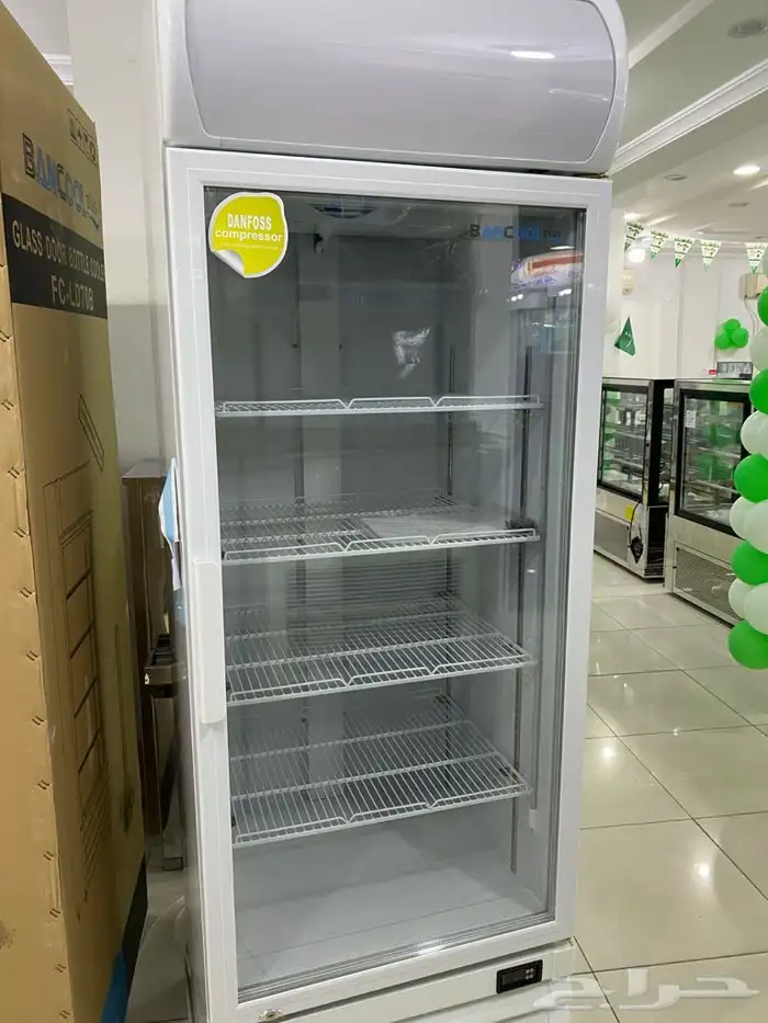 ثلاجات عرض باب زجاج للعصيرات والدواجن بانكول- BANCOOL 3