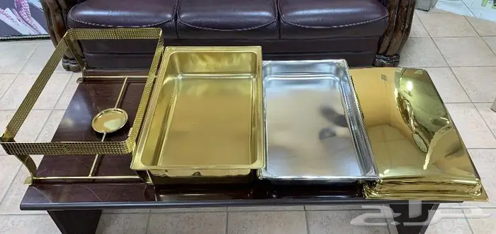 سخان مستطيل ذهبى مقاس 53 33سم 10 لتر 4
