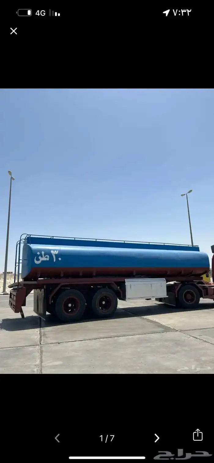 تريلات ماء للايجار الشهري شركات. 0