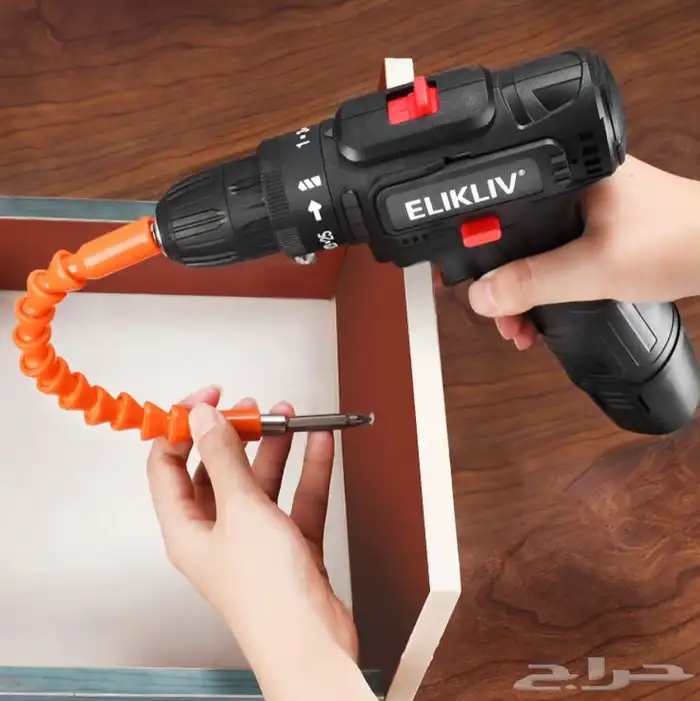 دريل كهربائي لاسلكي 12V مع بطاريتين إضافية ب 100 ريال فقط 3